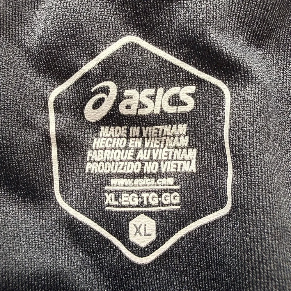 NWT Women's‎ ASICS Athletic Black Patterned Woven Lined Running Shorts Size XL